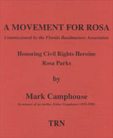 A Movement for Rosa Concert Band sheet music cover